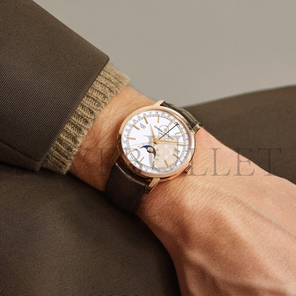 VACHERON CONSTANTIN TRADITIONNELLE COMPLETE CALENDAR 41 MM PINK GOLD WATCH 4010T/000R-B344 VACHERON CONSTANTIN TRADITIONNELLE COMPLETE CALENDAR 41 MM PINK GOLD WATCH 4010T/000R-B344